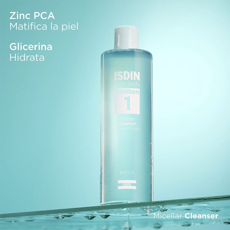DESMAQUILLANTE ISDIN  ACNIBEN MICELAR 400 ML - 5