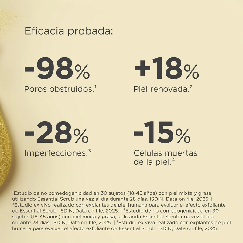 GEL LIMPIADOR EXFOLIANTE  ISDIN ISDINCEUTICS ESSENTIAL SCRUB 100 G  - 9