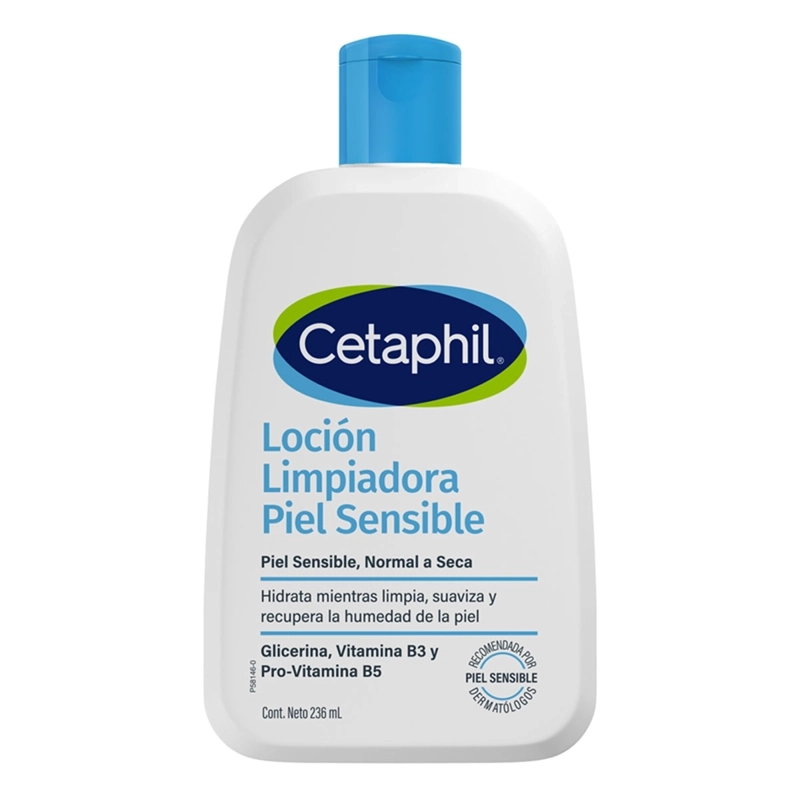 LOCIÓN LIMPIADORA PIEL SECA Y SENSIBLE CETAPHIL 237 ML