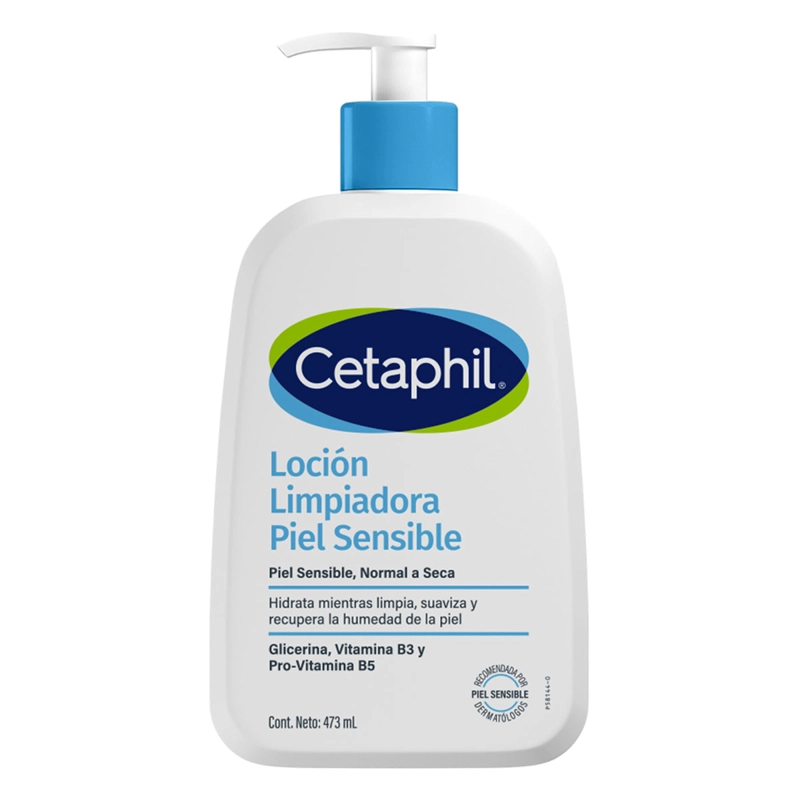 LOCIÓN LIMPIADORA PIEL SECA Y SENSIBLE CETAPHIL 473 ML
