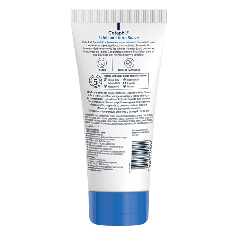EXFOLIANTE FACIAL ULTRA SUAVE CETAPHIL 178 ML - 8