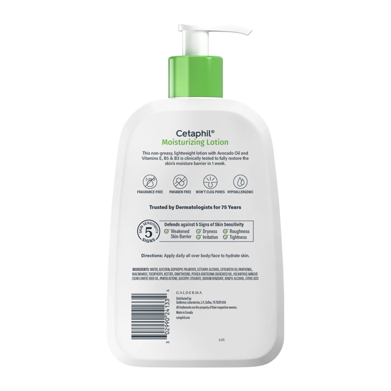 LOCIÓN HIDRATANTE PIEL NORMAL A SECA CETAPHIL 473 ML - 8