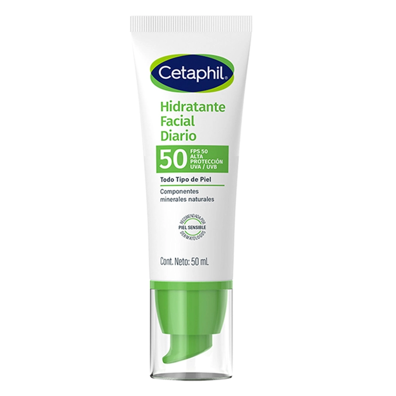 CREMA HIDRATANTE FACIAL CON FPS 50 CETAPHIL 50 ML