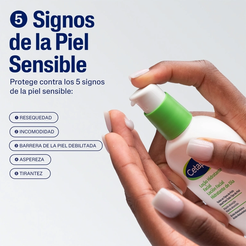 LOCIÓN HIDRATANTE FACIAL CON ÁCIDO HIALURÓNICO CETAPHIL 88 ML - 5