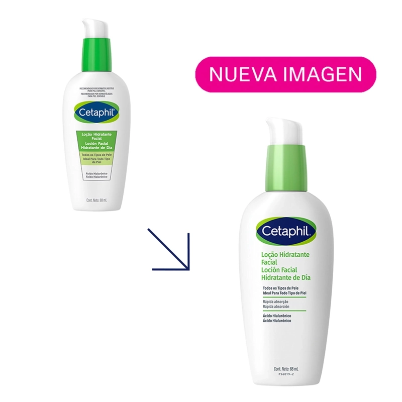 LOCIÓN HIDRATANTE FACIAL CON ÁCIDO HIALURÓNICO CETAPHIL 88 ML - 6