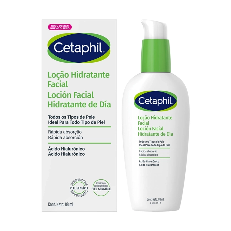LOCIÓN HIDRATANTE FACIAL CON ÁCIDO HIALURÓNICO CETAPHIL 88 ML - 9