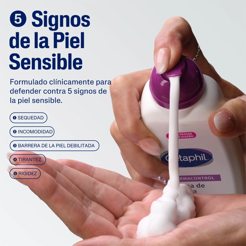 ESPUMA LIMPIADORA FACIAL PIEL GRASA PRO AC CETAPHIL 236 ML - 5