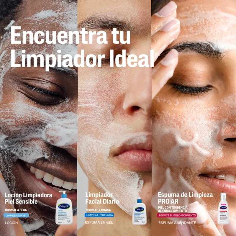 ESPUMA LIMPIADORA FACIAL ANTIROJECES CETAPHIL PRO AR 236 ML - 10