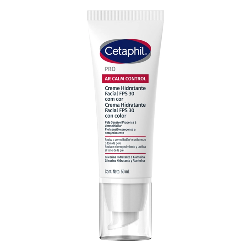 CREMA HIDRATANTE FACIAL ANTIROJECES CON COLOR CETAPHIL PRO AR FPS30 50 GR