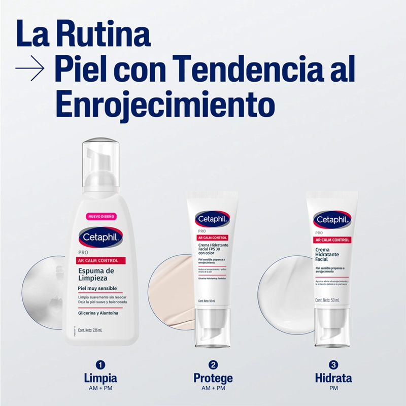 CREMA HIDRATANTE FACIAL ANTIROJECES CON COLOR CETAPHIL PRO AR FPS30 50 GR - 4