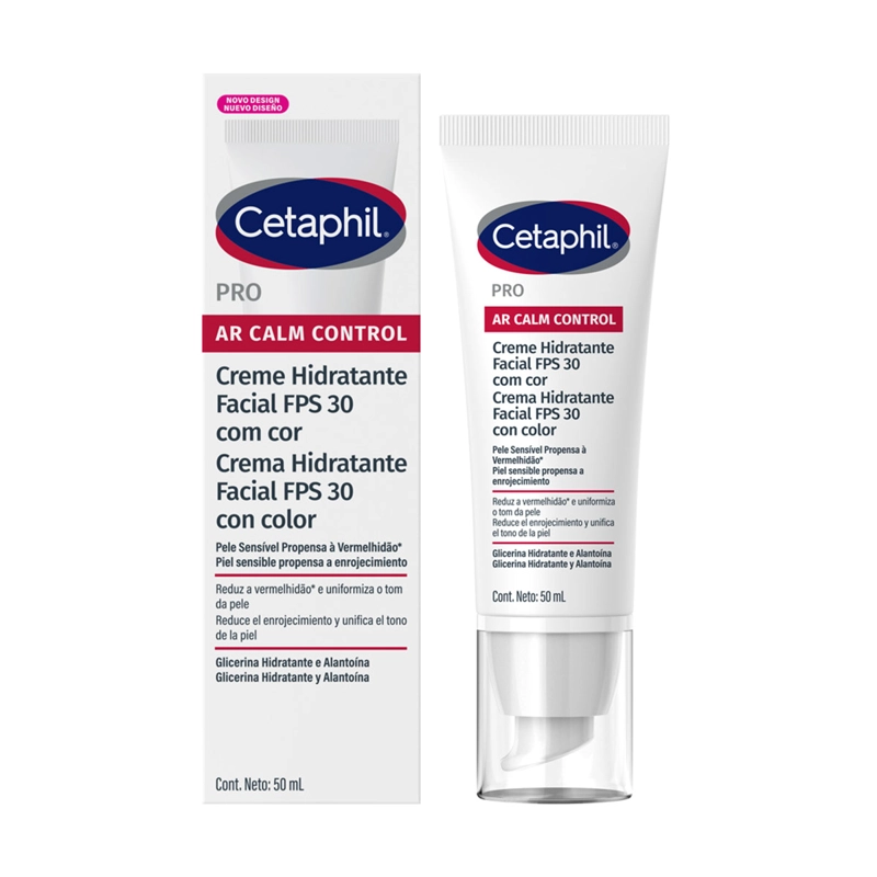 CREMA HIDRATANTE FACIAL ANTIROJECES CON COLOR CETAPHIL PRO AR FPS30 50 GR - 5