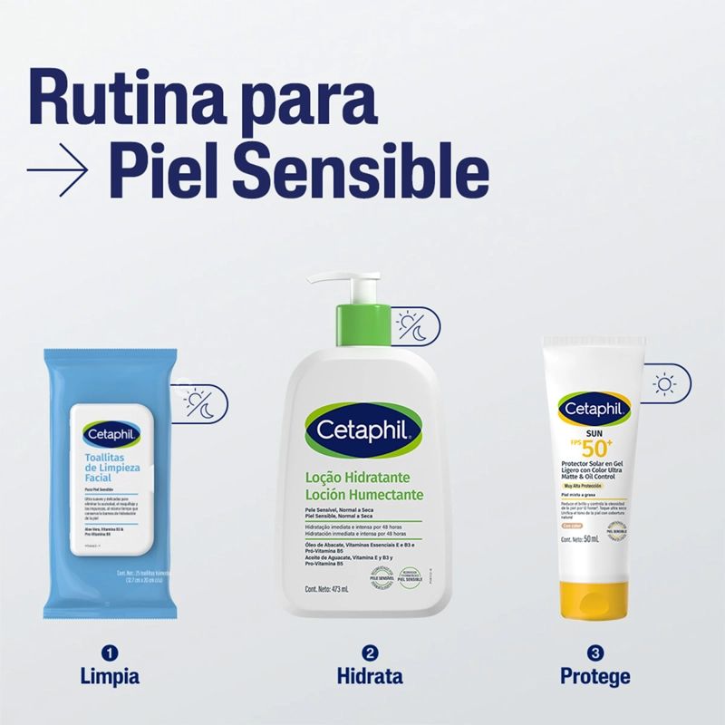 TOALLITAS DESMAQUILLANTES CETAPHIL 25 UND - 6