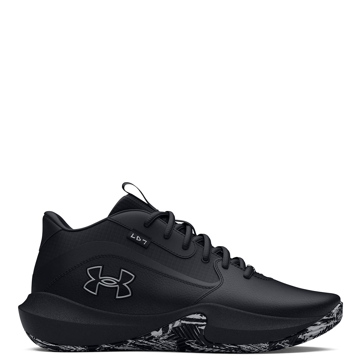 ZAPATILLAS HOMBRE UNDER ARMOUR BASQUETBOL NEGRO LOCKDOWN 7 CUERO