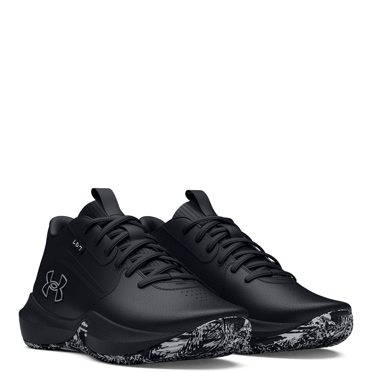 ZAPATILLAS HOMBRE UNDER ARMOUR BASQUETBOL NEGRO LOCKDOWN 7 CUERO - 2