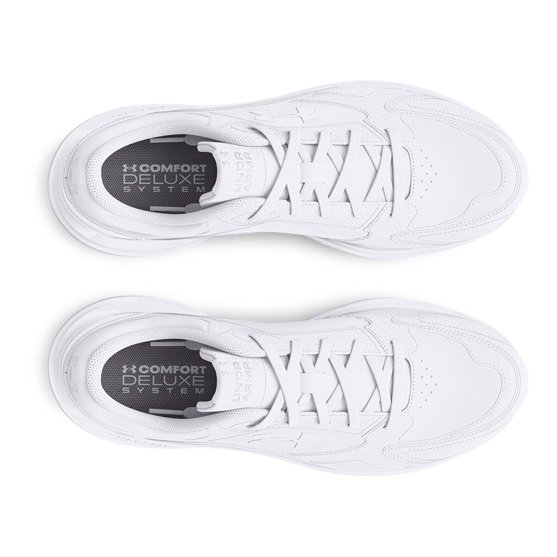 ZAPATILLAS HOMBRE UNDER ARMOUR ENTRENAMIENTO BLANCO EDGE CUERO - 4