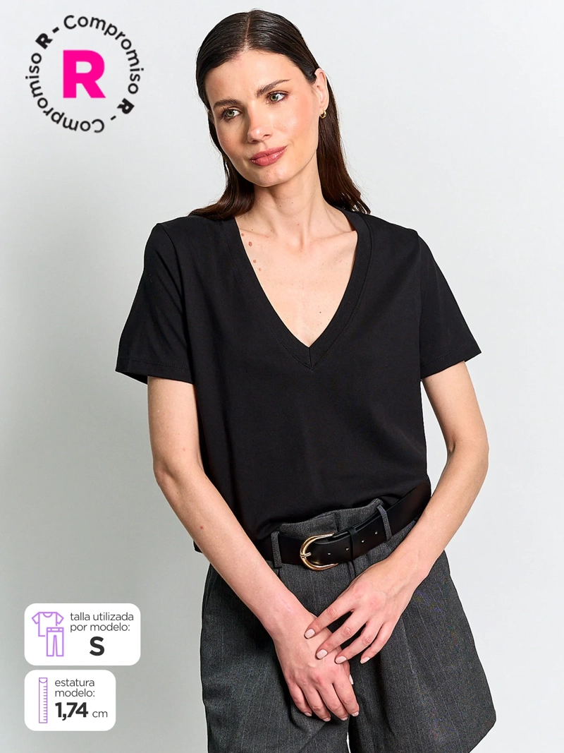 POLERA MUJER MARQUIS 100% ALGODÓN PIMA - 1