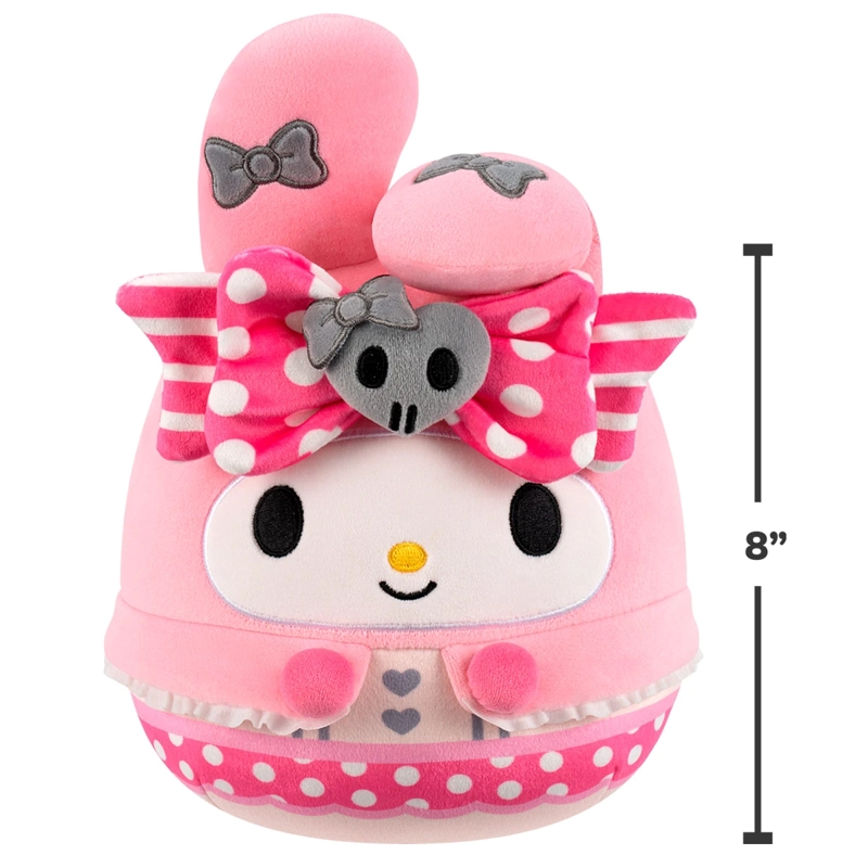 PELUCHE KUROMI/MY MELODY ANIVERSARIO 25CM - MODELO ALEATORIO - 9