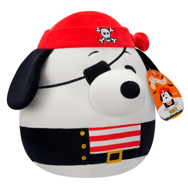 PELUCHE SNOOPY PIRATA SQUISHMALLOWS 20CM - MODELO ALEATORIO - 4