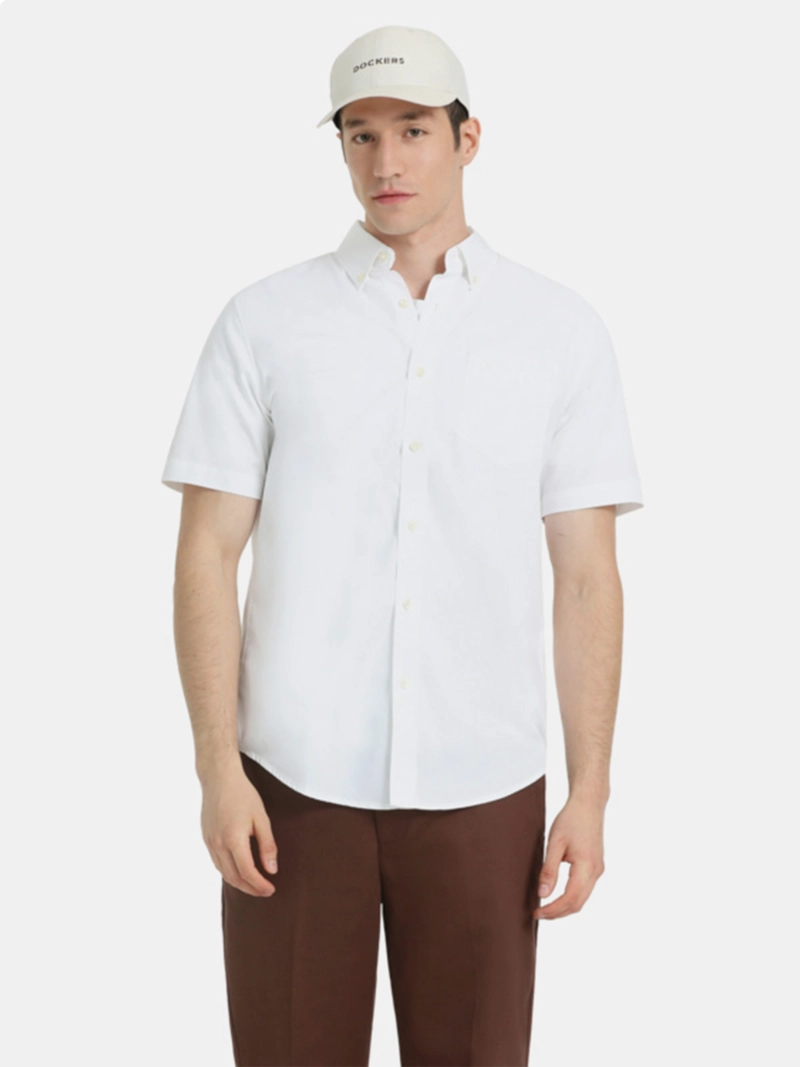 CAMISA HOMBRE DOCKERS ALGODÓN MANGA CORTA