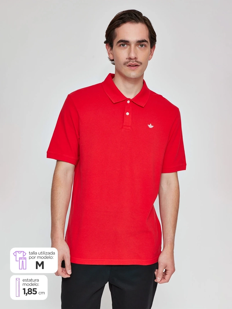 POLERA HOMBRE DOCKERS ALGODÓN MANGA CORTA PIQUÉ