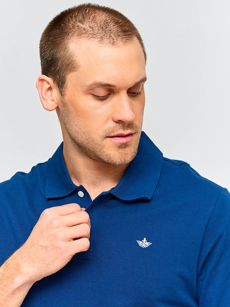 POLERA HOMBRE DOCKERS ALGODÓN MANGA CORTA PIQUÉ - 3