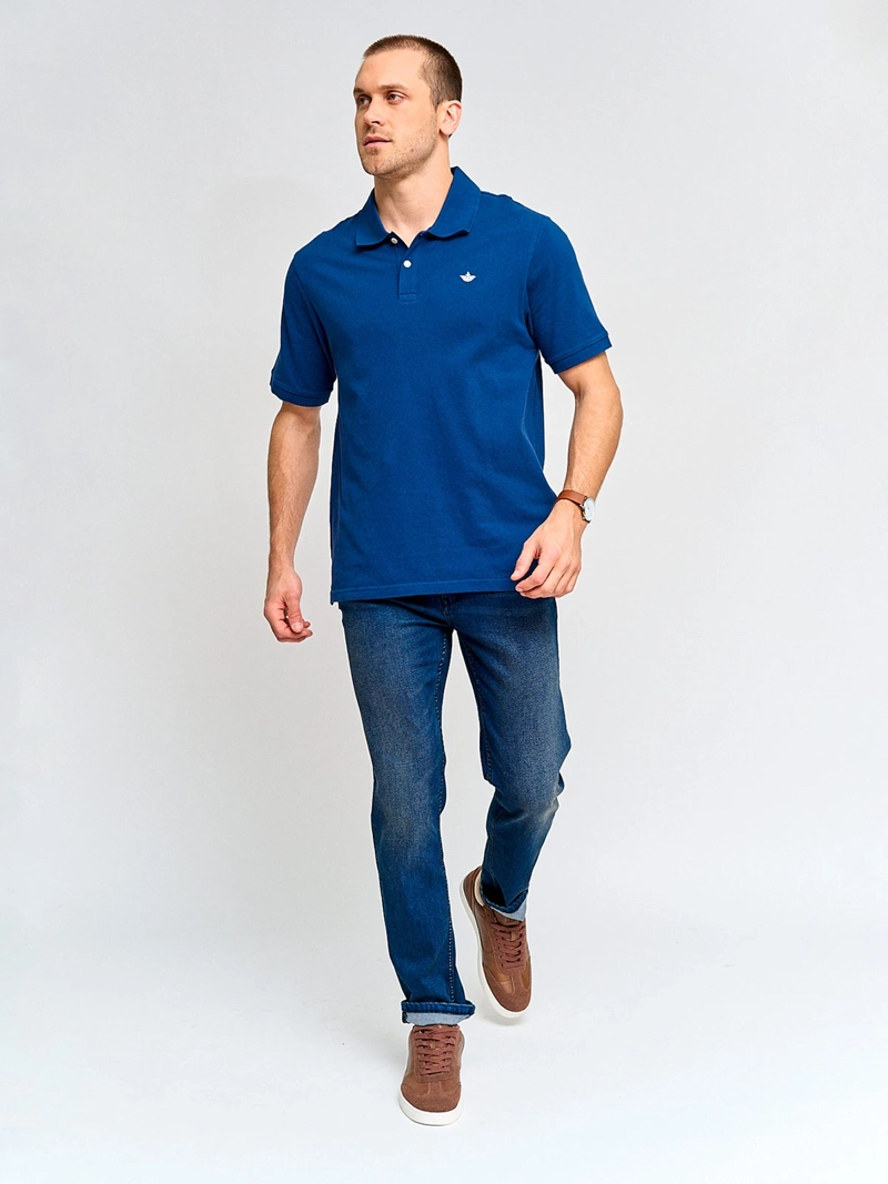 POLERA HOMBRE DOCKERS ALGODÓN MANGA CORTA PIQUÉ - 4