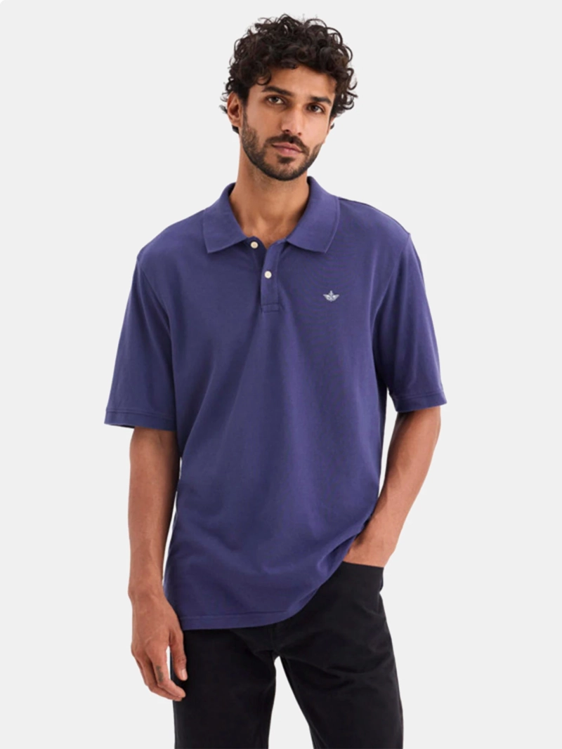 POLERA HOMBRE DOCKERS ALGODÓN MANGA CORTA PIQUÉ