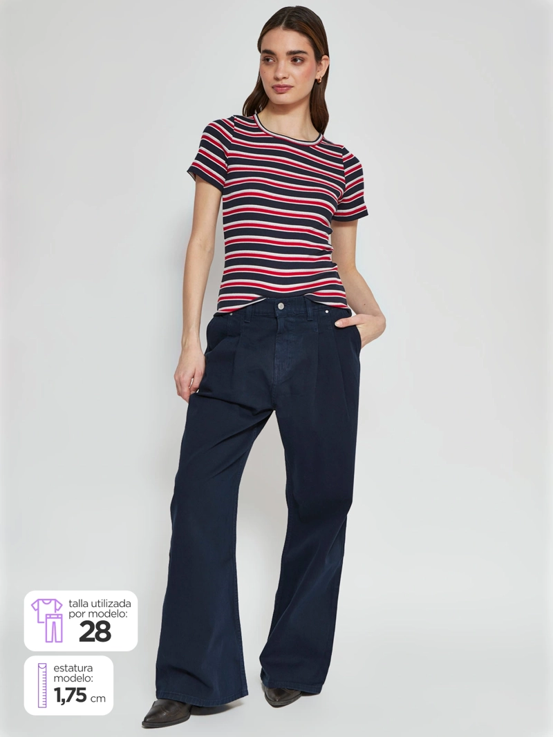 PEPE JEANS JEANS MUJER PEPE JEANS LOOSE STRAIGHT ALGODÓN CHINO
