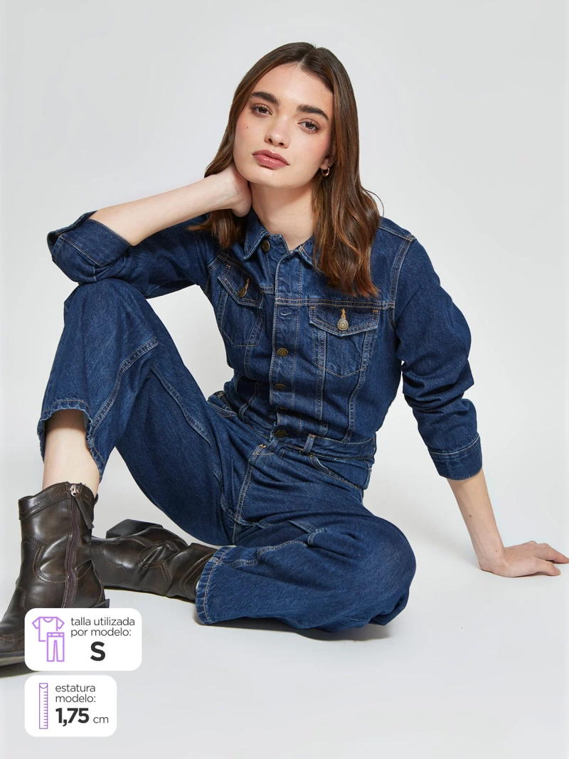 ENTERITO MUJER PEPE JEANS ALGODÓN  - 1