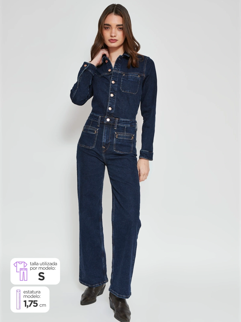 ENTERITO MUJER PEPE JEANS ALGODÓN  - 1