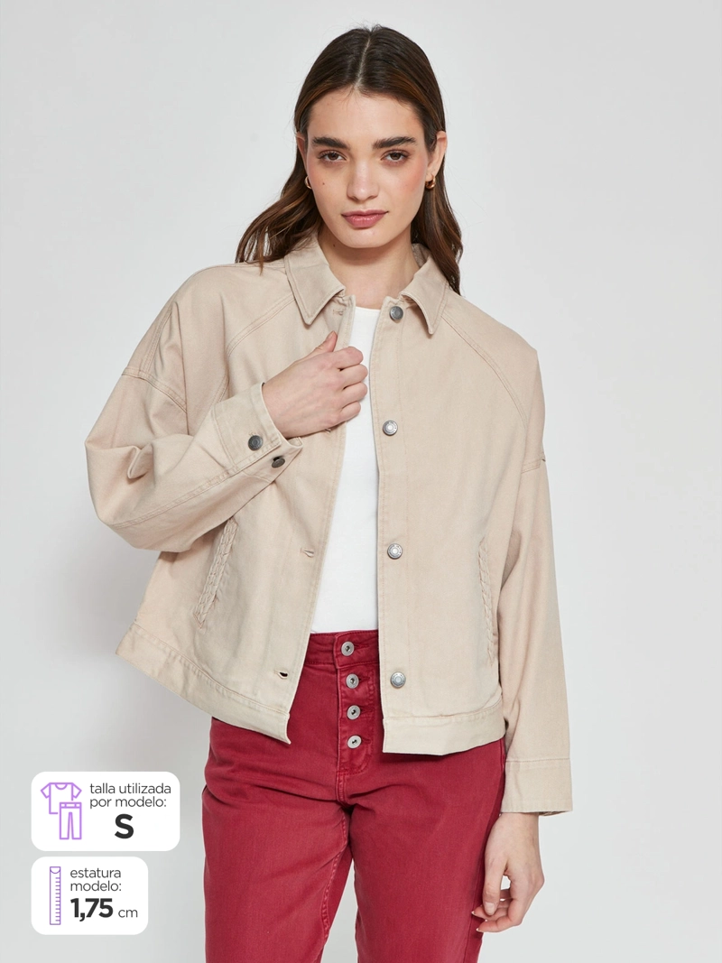 CHAQUETA MUJER PEPE JEANS ALGODÓN  - 1