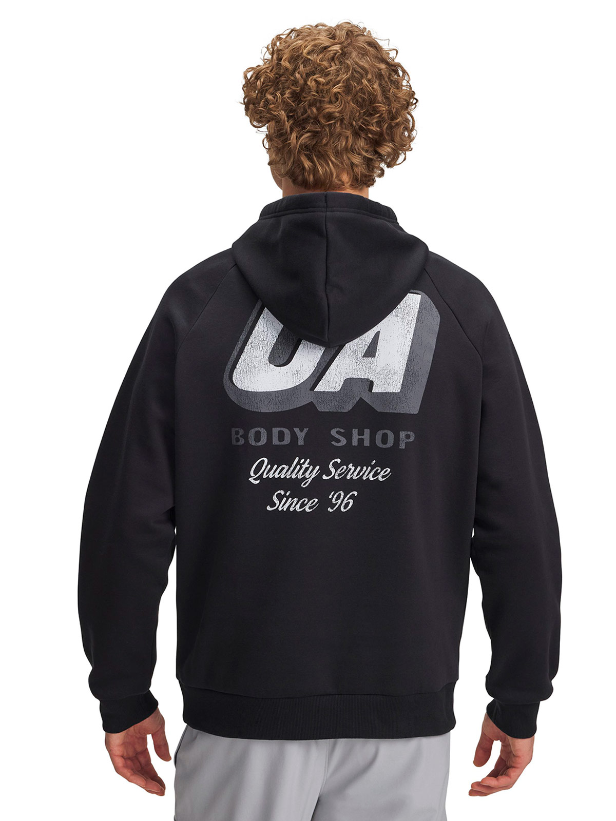 POLERÓN HOODIE HOMBRE UNDER ARMOUR LIFESTYLE RIVAL FLEECE HBR LOGO - 2