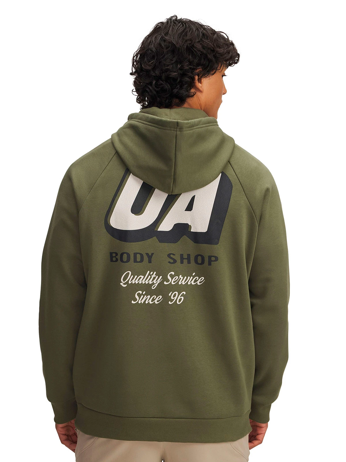 POLERÓN HOODIE HOMBRE UNDER ARMOUR LIFESTYLE RIVAL FLEECE HBR LOGO - 2