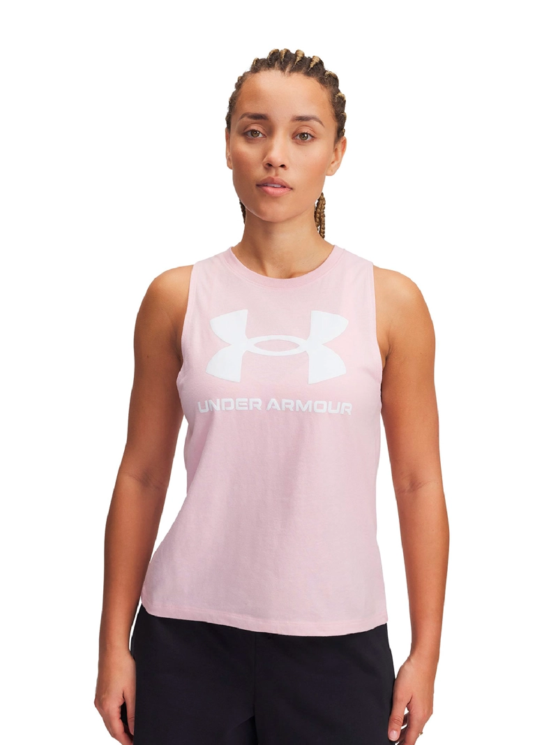 UNDER ARMOUR POLERA SIN MANGAS MUJER UNDER ARMOUR LOGO TANK