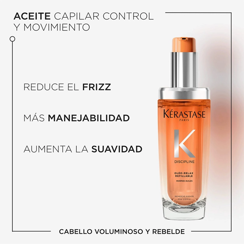 RECARGA ACEITE KÉRASTASE DISCIPLINE OLÉO-RELAX 75 ML - 8