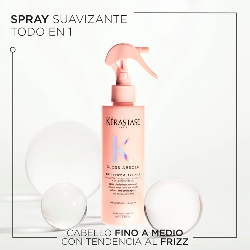 SPRAY ANTI FRIZZ KERASTASE GLOSS ABSOLU GLAZE MILK 190ML - 3