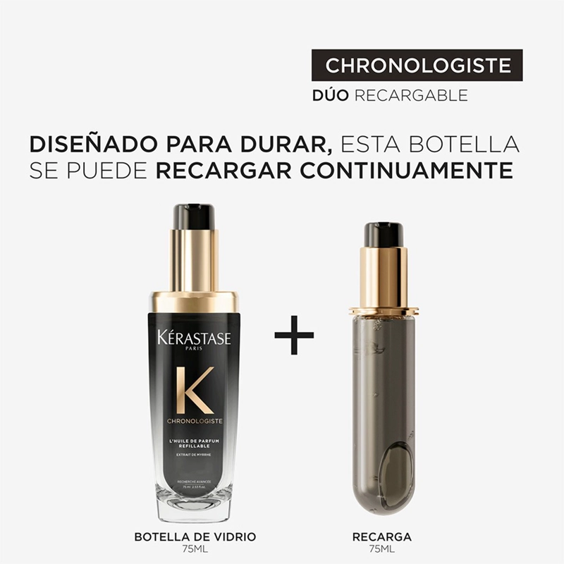 RECARGA ACEITE REVITALIZANTE KÉRASTASE CHRONOLOGISTE L'HUILE DE PARFUM 75ML - 5