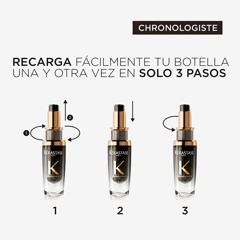 RECARGA ACEITE REVITALIZANTE KÉRASTASE CHRONOLOGISTE L'HUILE DE PARFUM 75ML - 7