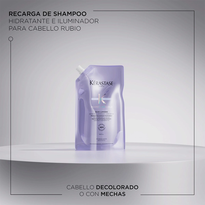 RECARGA SHAMPOO CABELLO RUBIO KÉRASTASE BLOND ABSOLU 500 ML - 3
