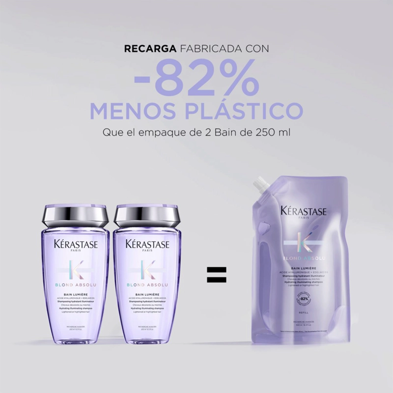 RECARGA SHAMPOO CABELLO RUBIO KÉRASTASE BLOND ABSOLU 500 ML - 9