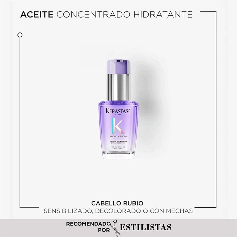ACEITE HIDRATANTE KÉRASTASE BLOND ABSOLU L'HUILE CICAGLOSS 30ML  - 2