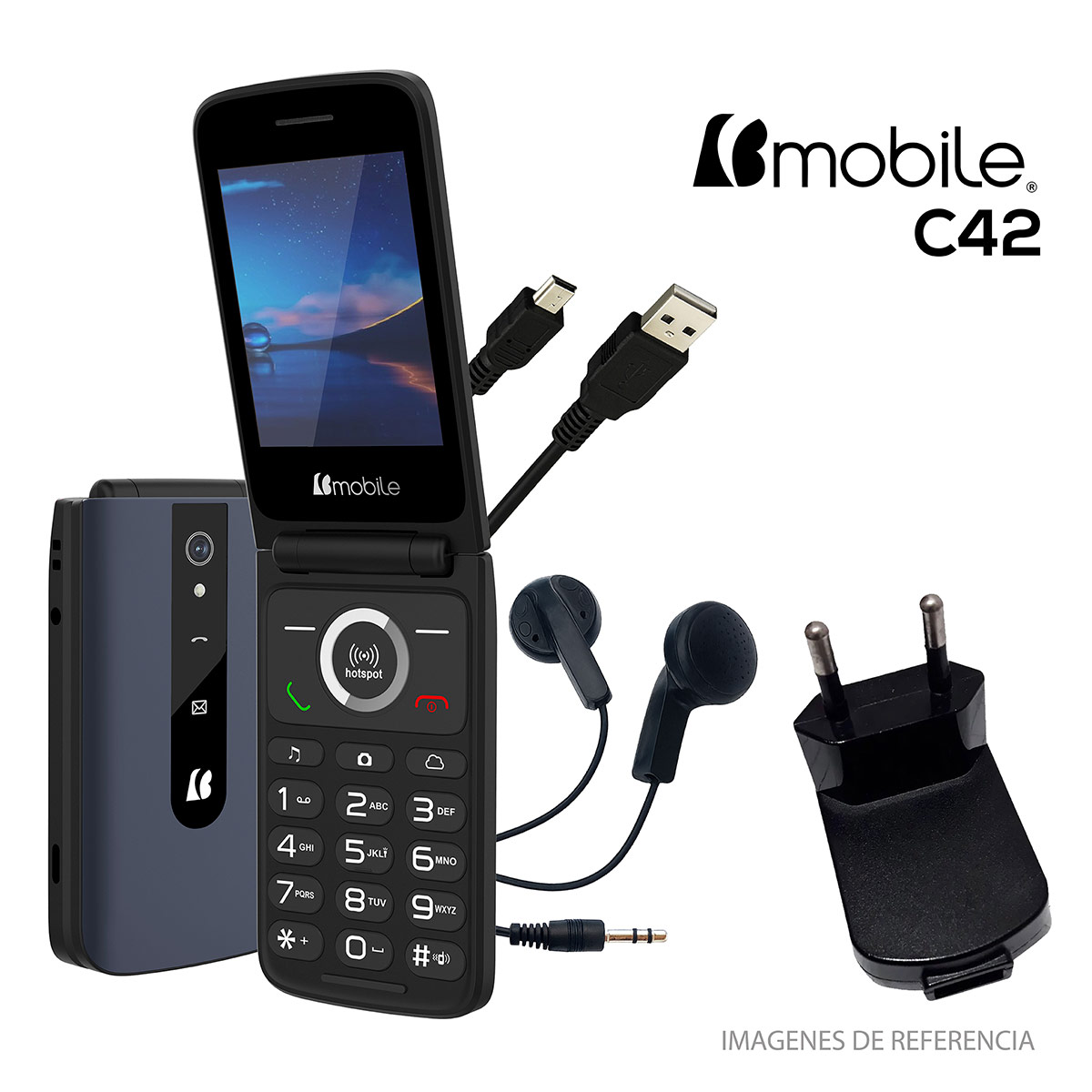 CELULAR BÁSICO BMOBILE C42 - 8