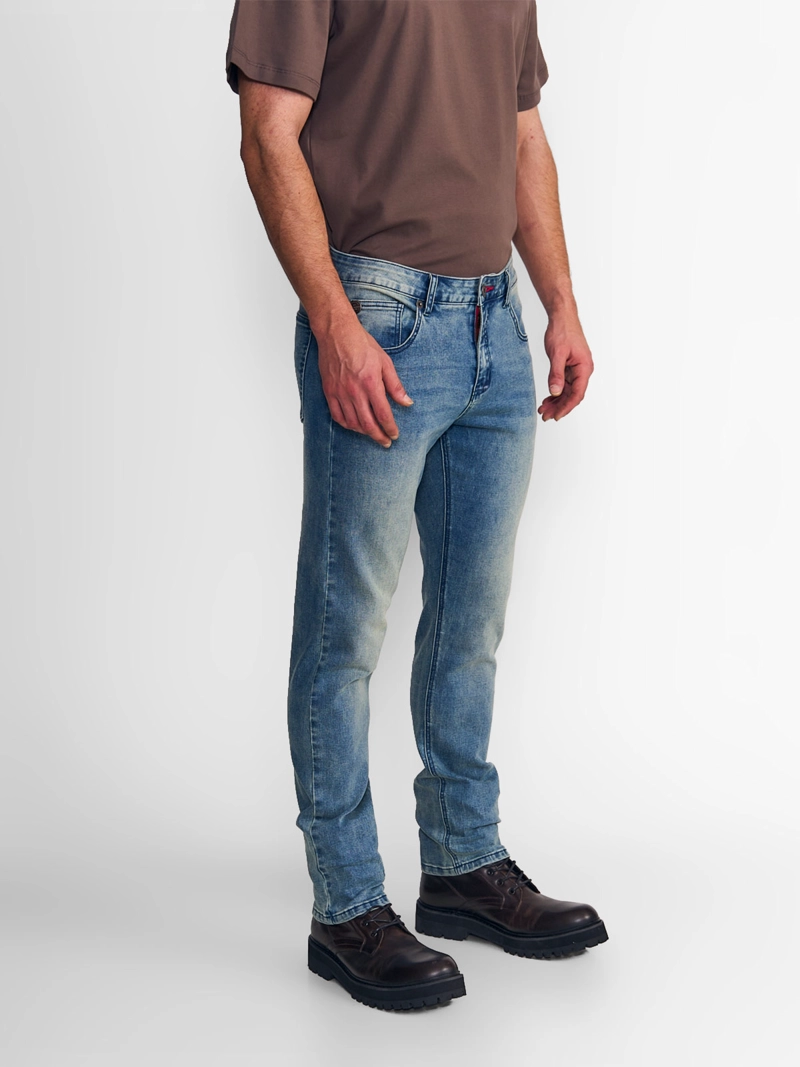 JEANS HOMBRE ELLUS SLIM ALGODÓN - 3