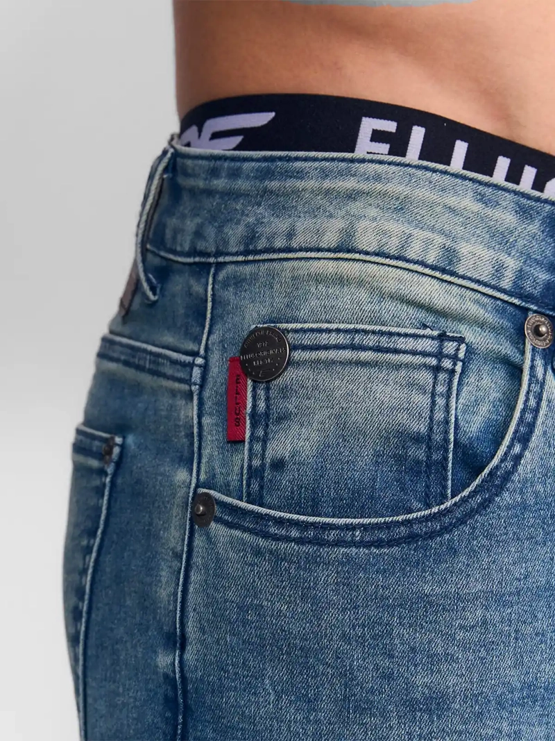 JEANS HOMBRE ELLUS SLIM ALGODÓN - 4