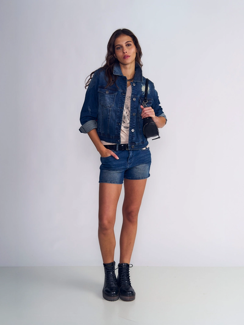 SHORT MUJER ELLUS ALGODÓN  - 1