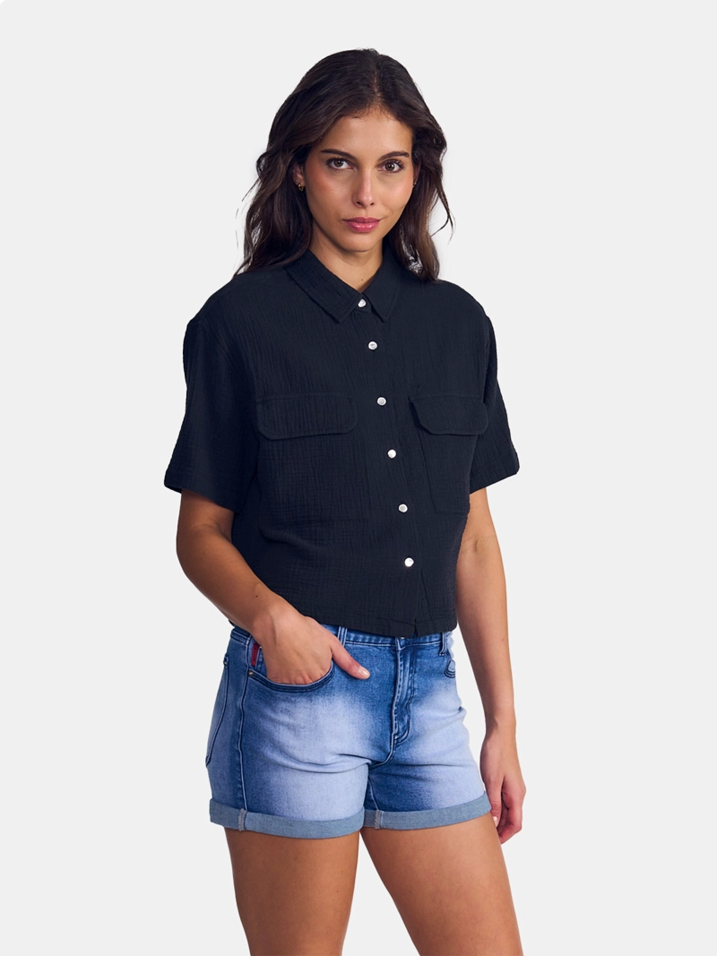 BLUSA MUJER ELLUS MANGA CORTA - 1