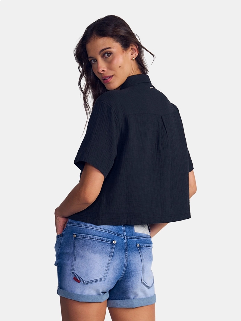 BLUSA MUJER ELLUS MANGA CORTA - 2