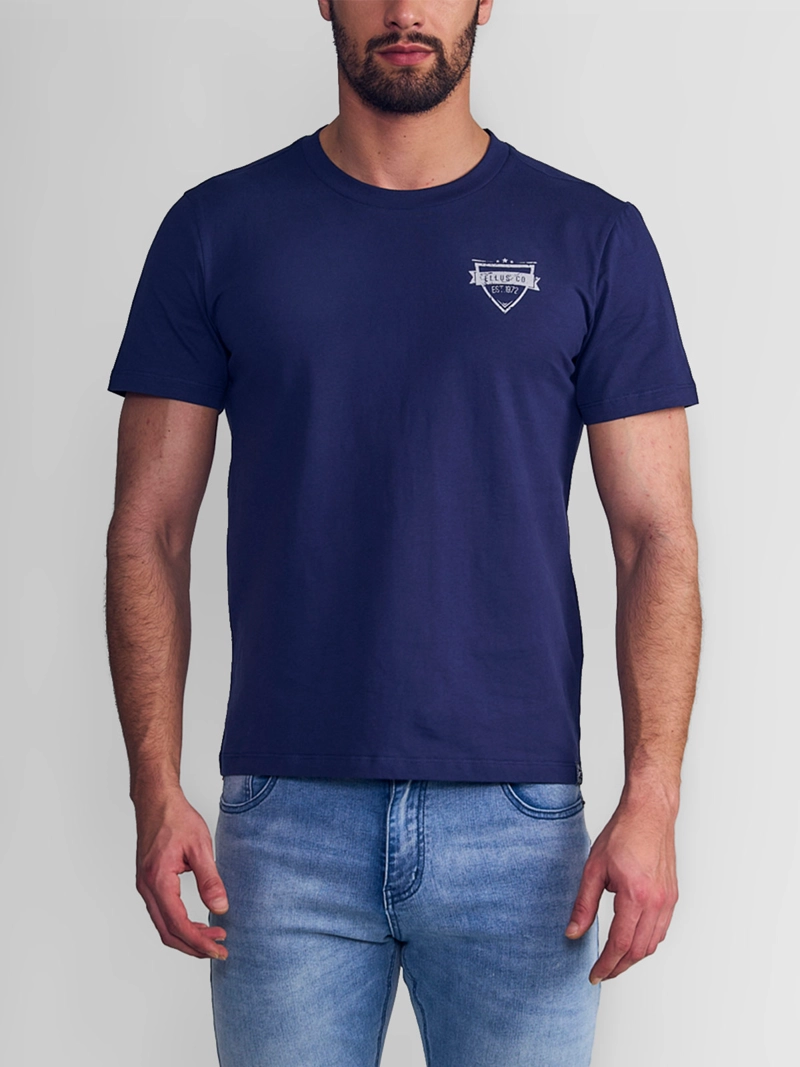 POLERA HOMBRE ELLUS ALGODÓN MANGA CORTA - 1