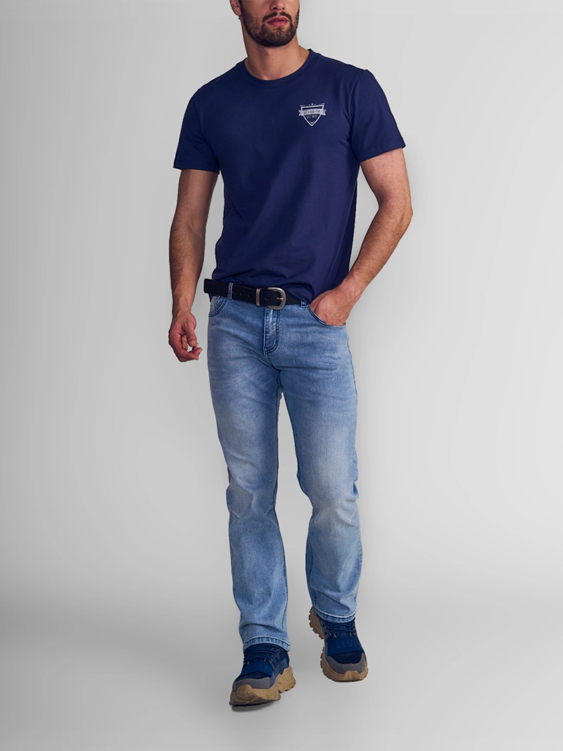 POLERA HOMBRE ELLUS ALGODÓN MANGA CORTA - 5