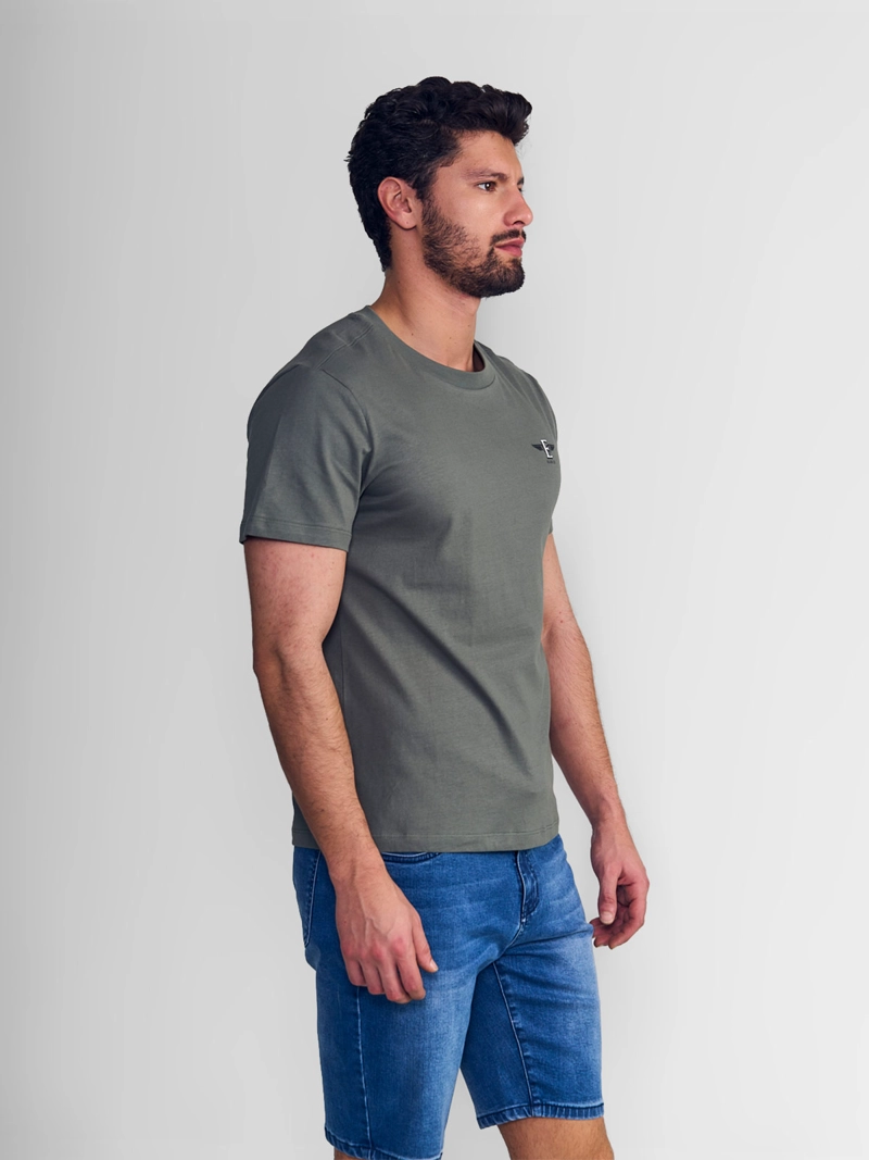 POLERA HOMBRE ELLUS ALGODÓN MANGA CORTA - 3